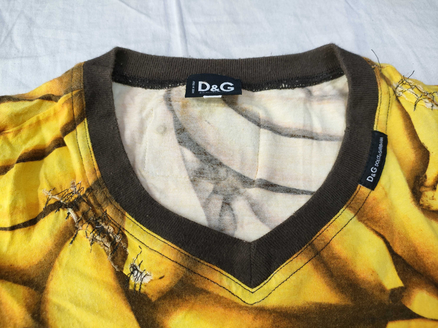 DOLCE & GABBANA Tank Top, Distressed Fruit Top