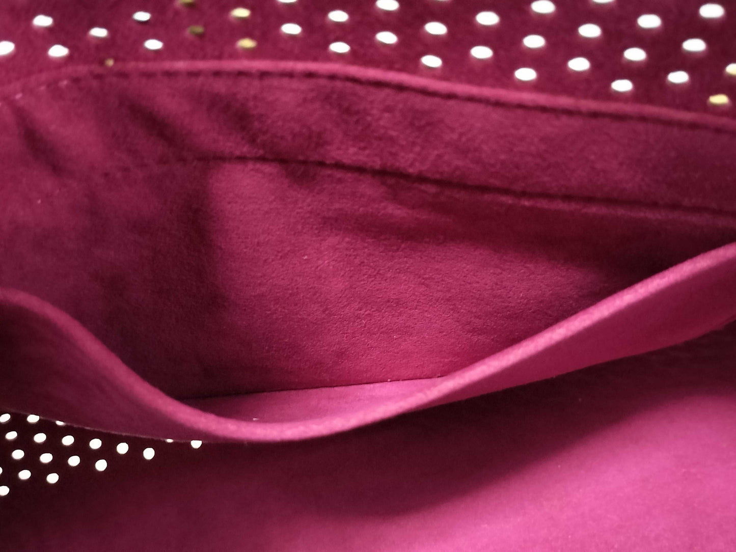 LOUIS VUITTON RFID Unverifiable MB0046 Monogram LVM95180 PerfoSpeedy 30 Fuchsia Handbag
