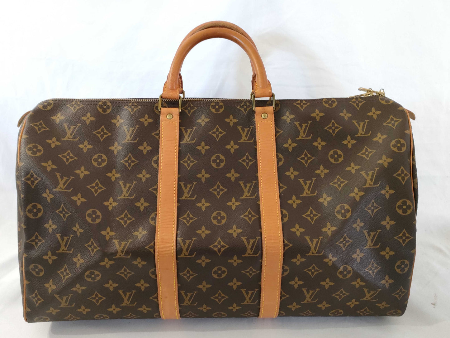 LOUIS VUITTON RFID verification failed. FC893 Monogram Keepall 50 Monogram Boston Bag M41426