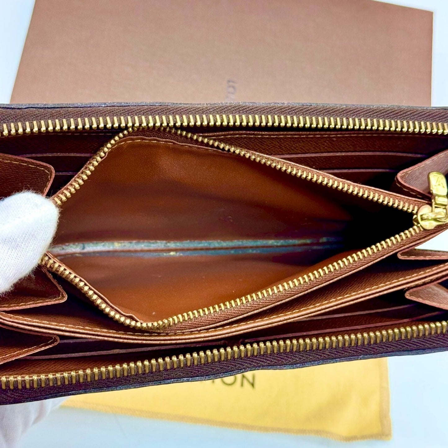 LOUIS VUITTON Monogram Zippy Wallet Long Wallet CA4100 Wallet