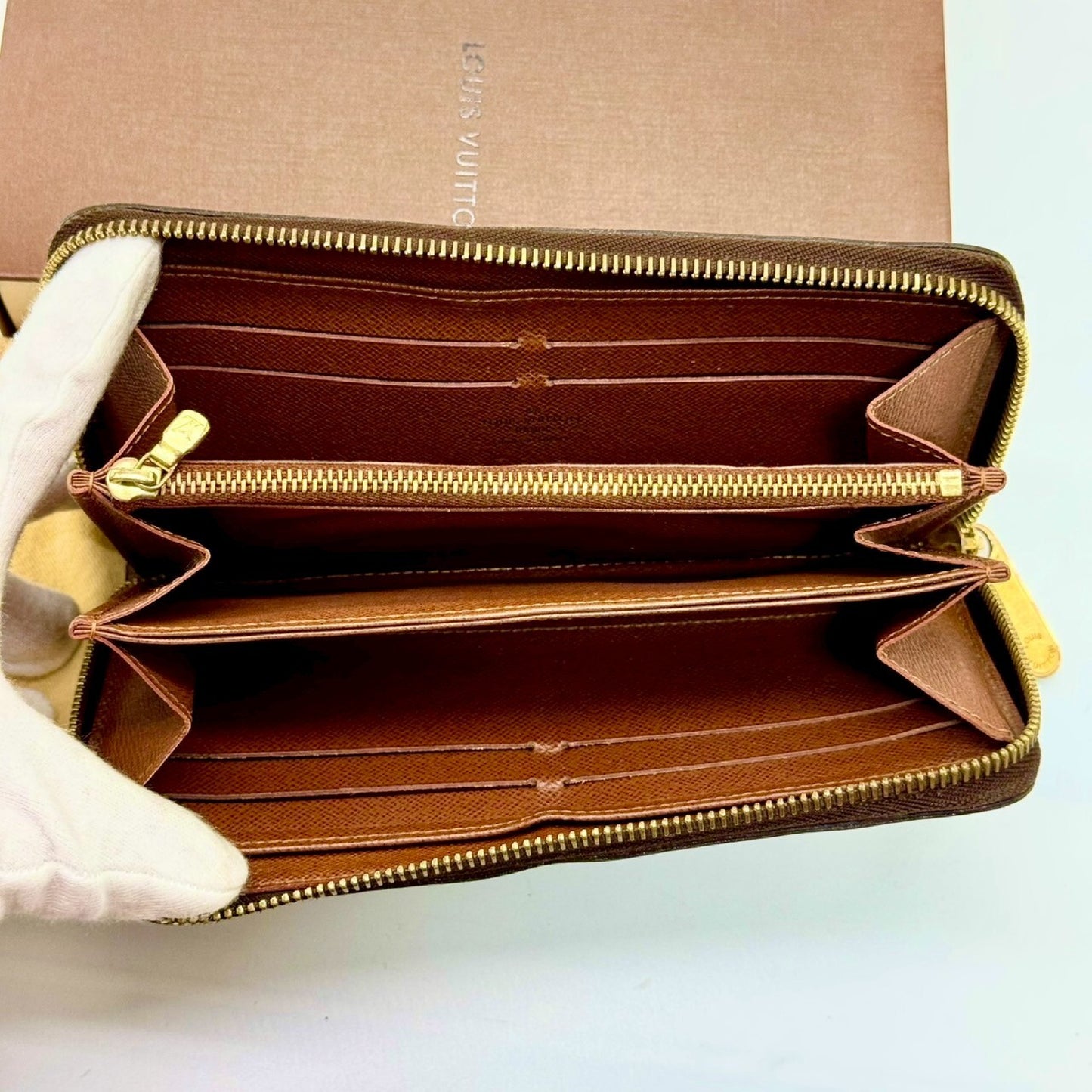 LOUIS VUITTON Monogram Zippy Wallet Long Wallet CA4100 Wallet