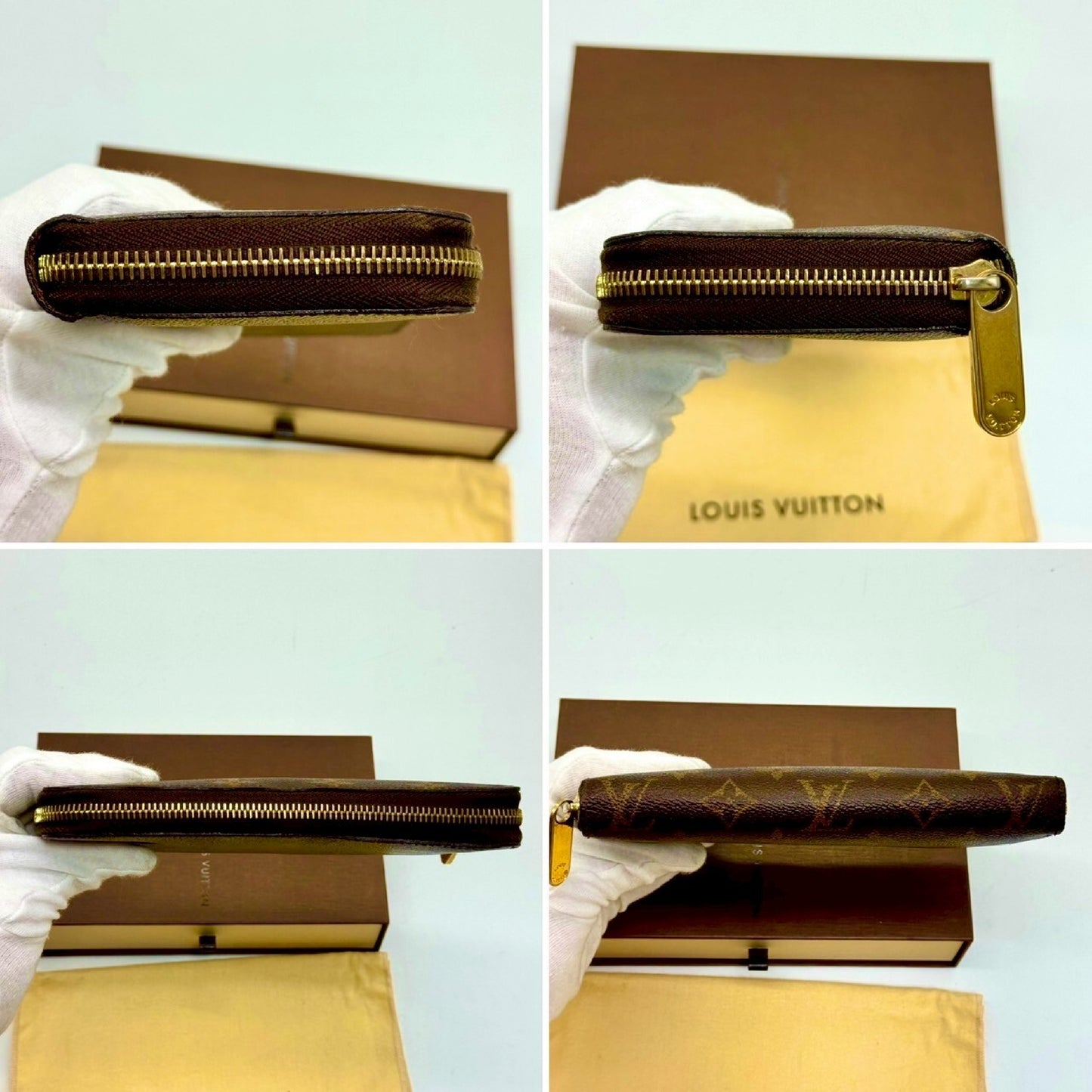 LOUIS VUITTON Monogram Zippy Wallet Long Wallet CA4100 Wallet
