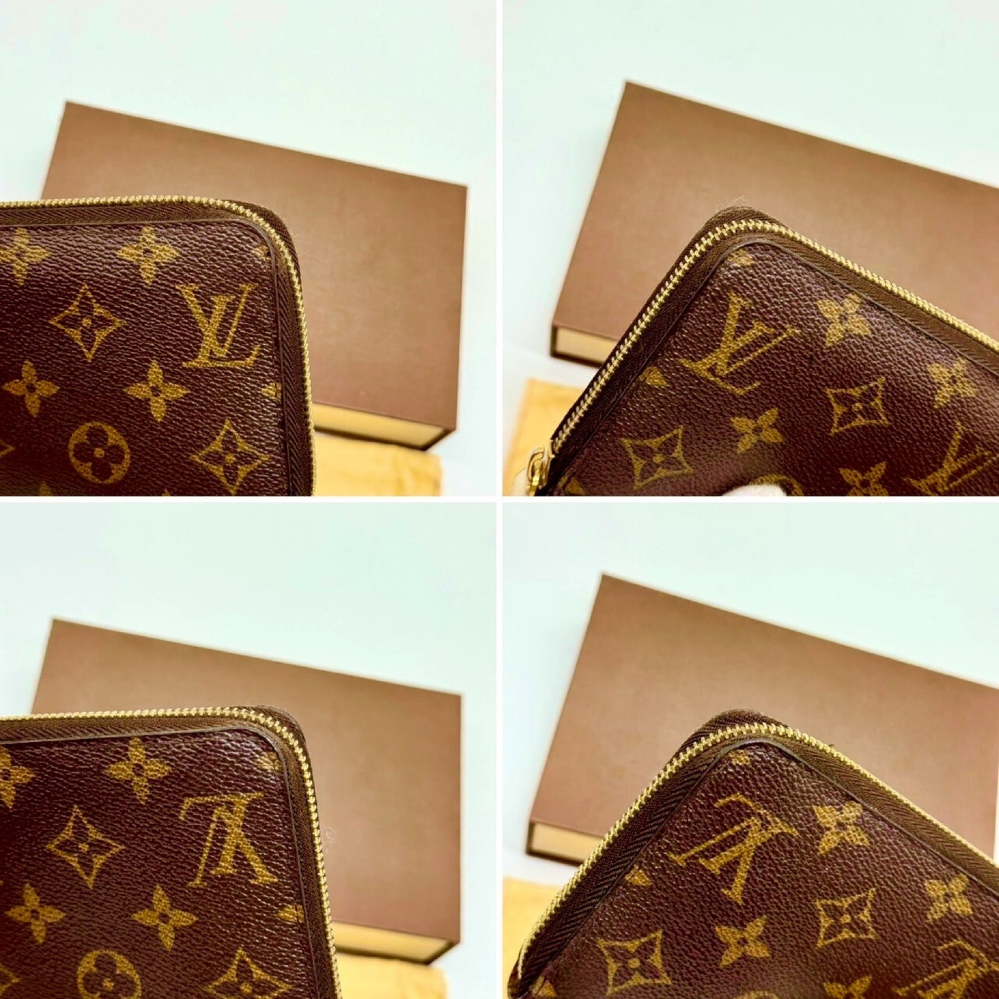 LOUIS VUITTON Monogram Zippy Wallet Long Wallet CA4100 Wallet