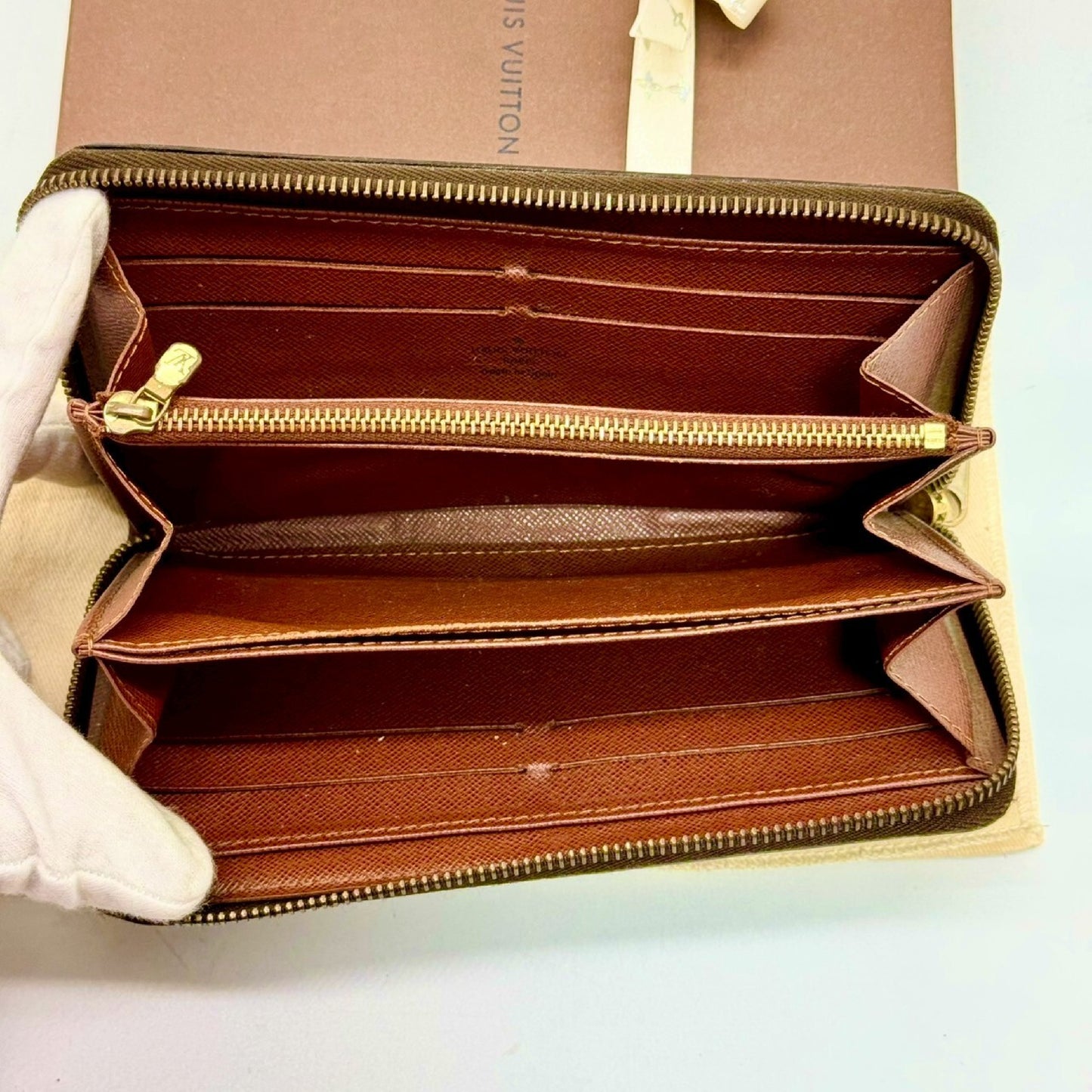 LOUIS VUITTON Monogram Zippy Wallet Long Wallet CA0058 Wallet