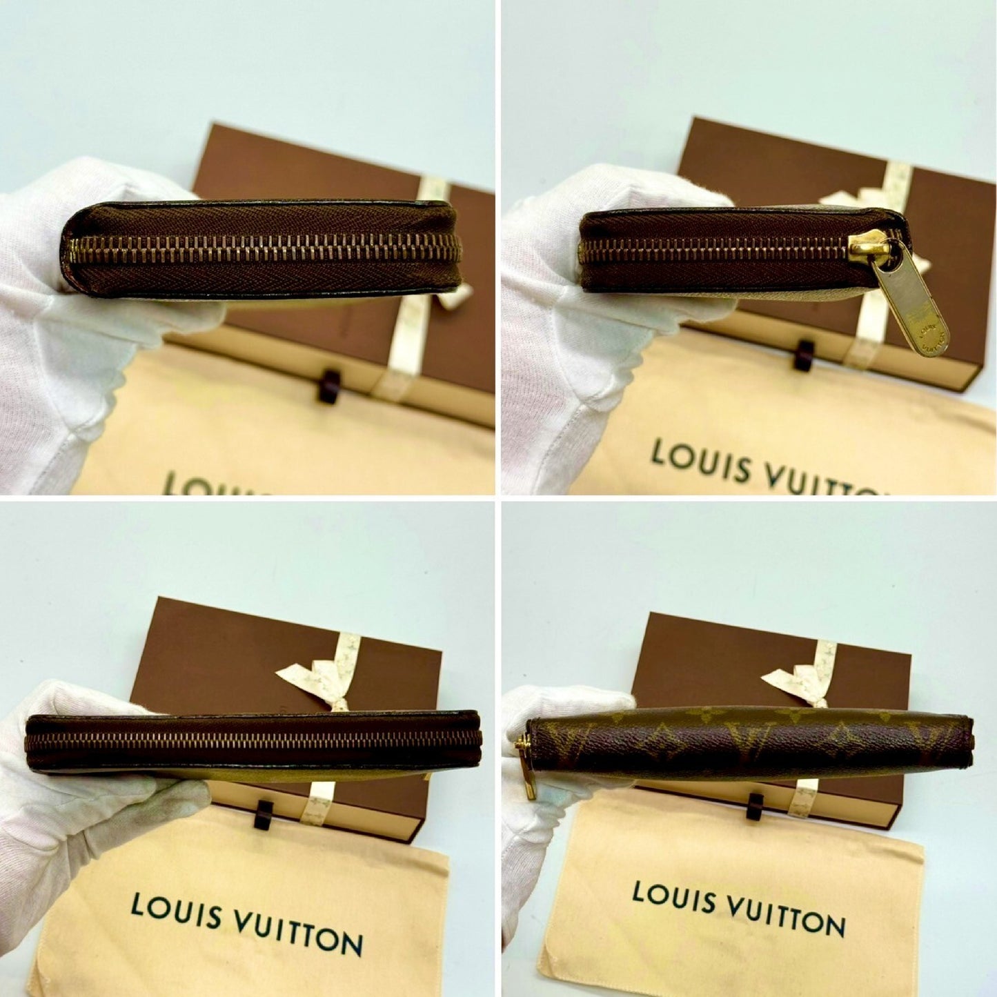 LOUIS VUITTON Monogram Zippy Wallet Long Wallet CA0058 Wallet