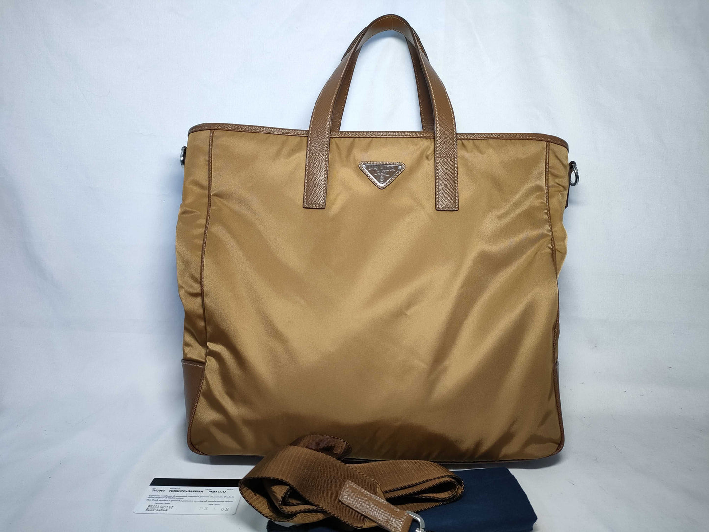 PRADA Nylon Prada 2VG064 Nylon 2-Way Hand/Shoulder Bag