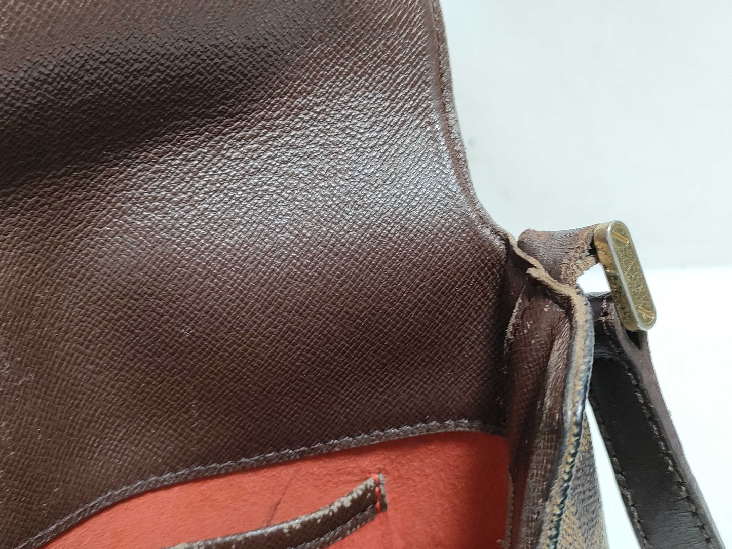 LOUIS VUITTON RFID Unverifiable LM1018 Damier Louis Vuitton Damier Musette Tango Shoulder Bag
