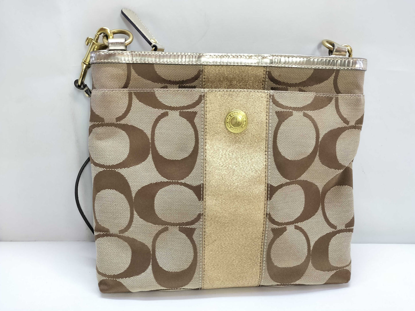COACH Signature Coach Shoulder Bag