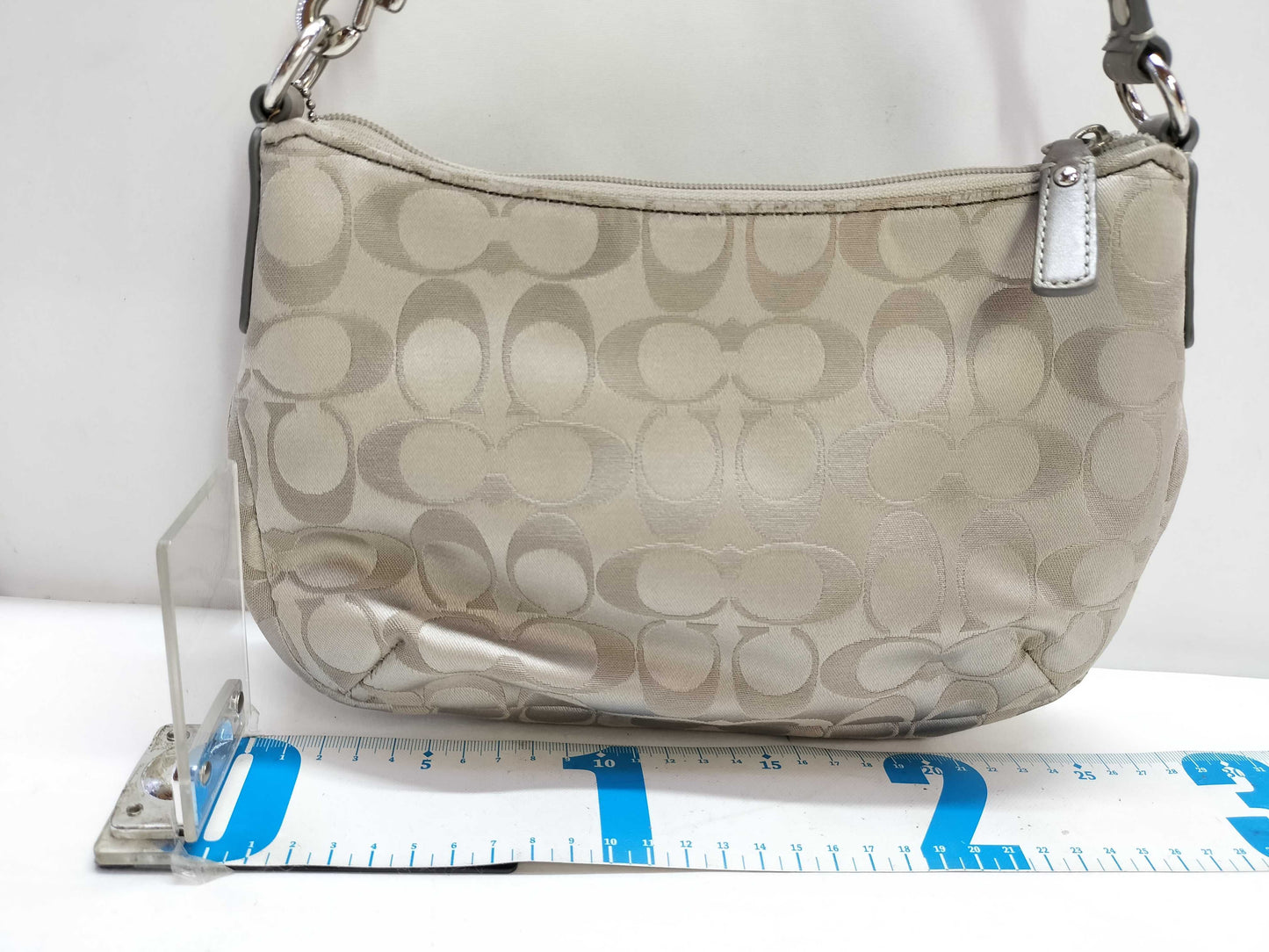 COACH Signature Coach Accessory Pouch Shoulder Bag