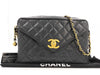 CHANEL Matelasse Chain Shoulder Bag in Black Caviar Skin 3054997 Shoulder Bag