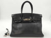 HERMES Birkin 30 Togo Black with Silver Hardware, 2006 Star Mark Handbag