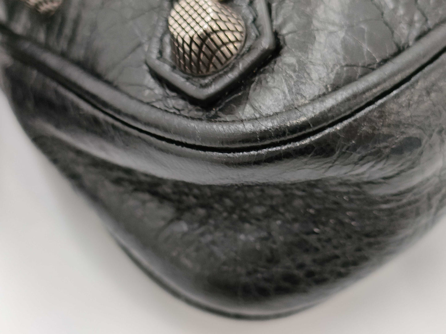 BALENCIAGA 751523 Neo Cagoule Leather Bag