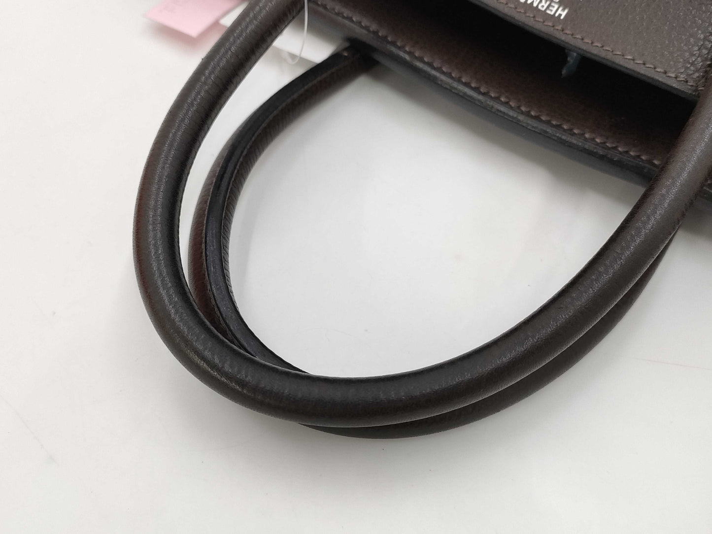 HERMES Birkin 35 □J Dark Brown Handbag