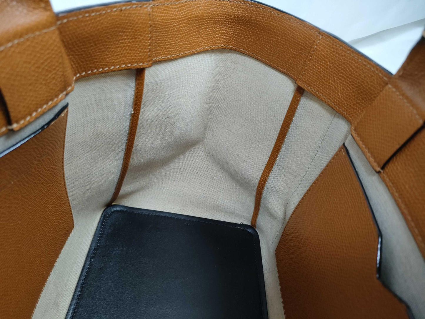 Valextra Canvas Tote Bag