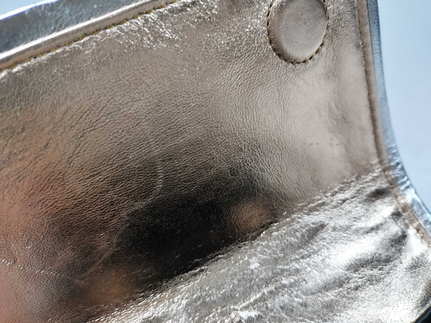 Pierre Hardy Alpha Mini Metallic Shoulder Bag