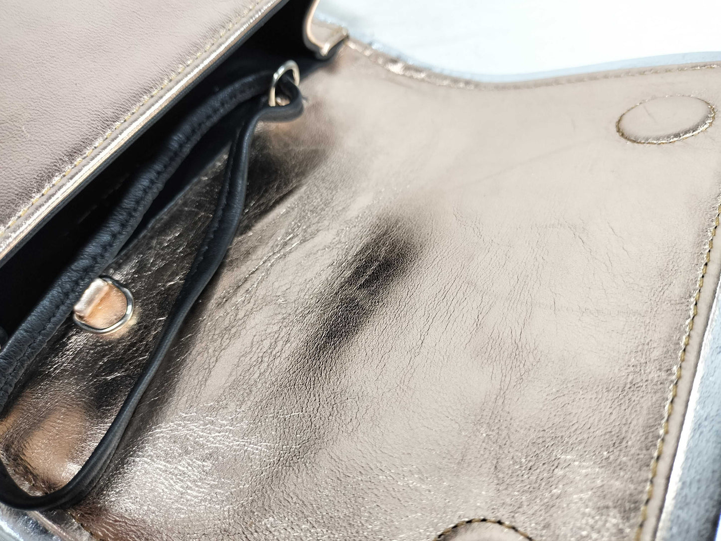 Pierre Hardy Alpha Mini Metallic Shoulder Bag