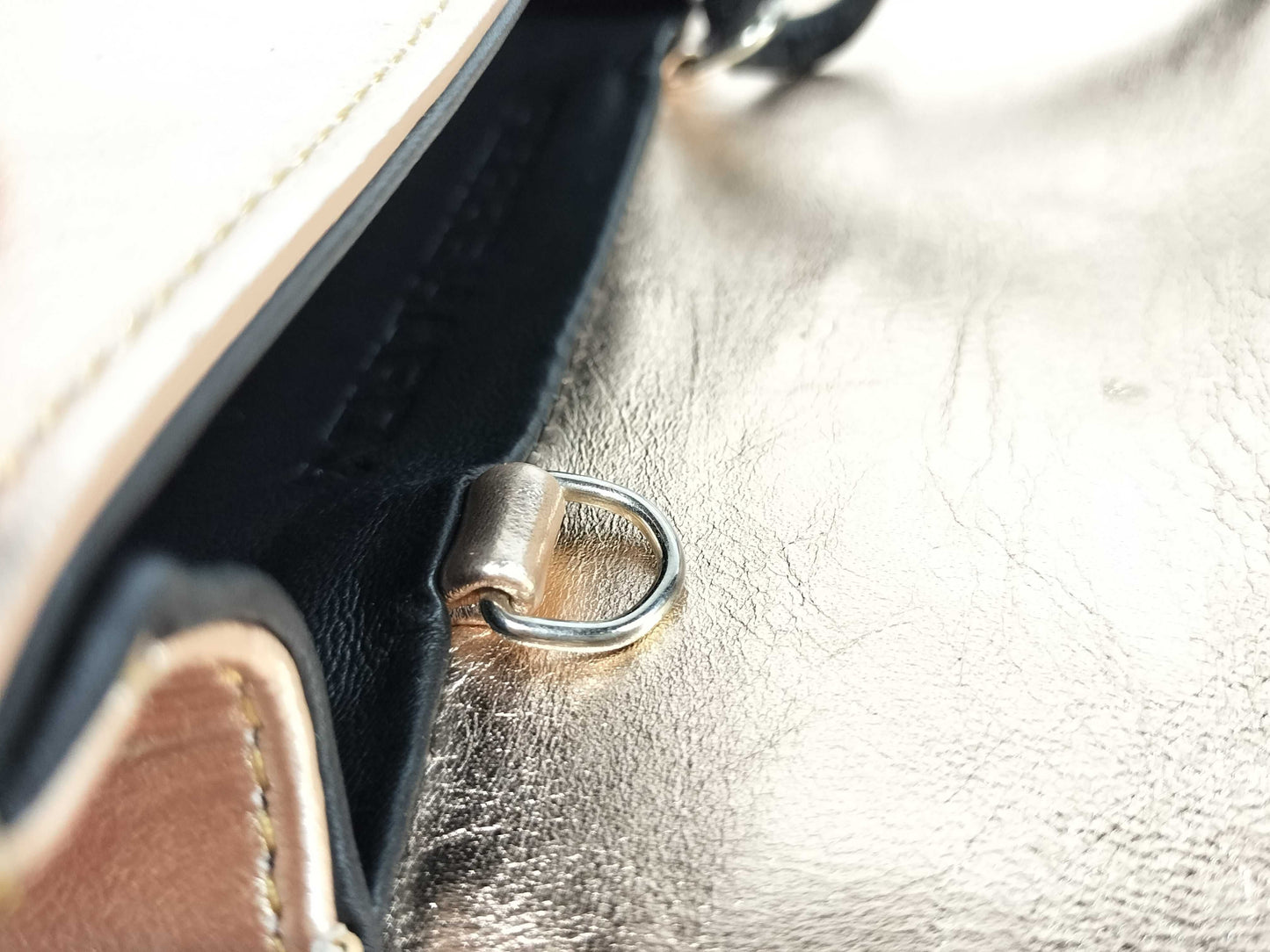 Pierre Hardy Alpha Mini Metallic Shoulder Bag