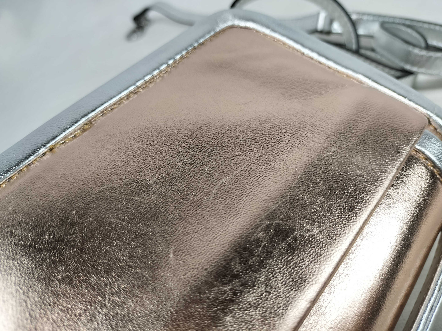 Pierre Hardy Alpha Mini Metallic Shoulder Bag