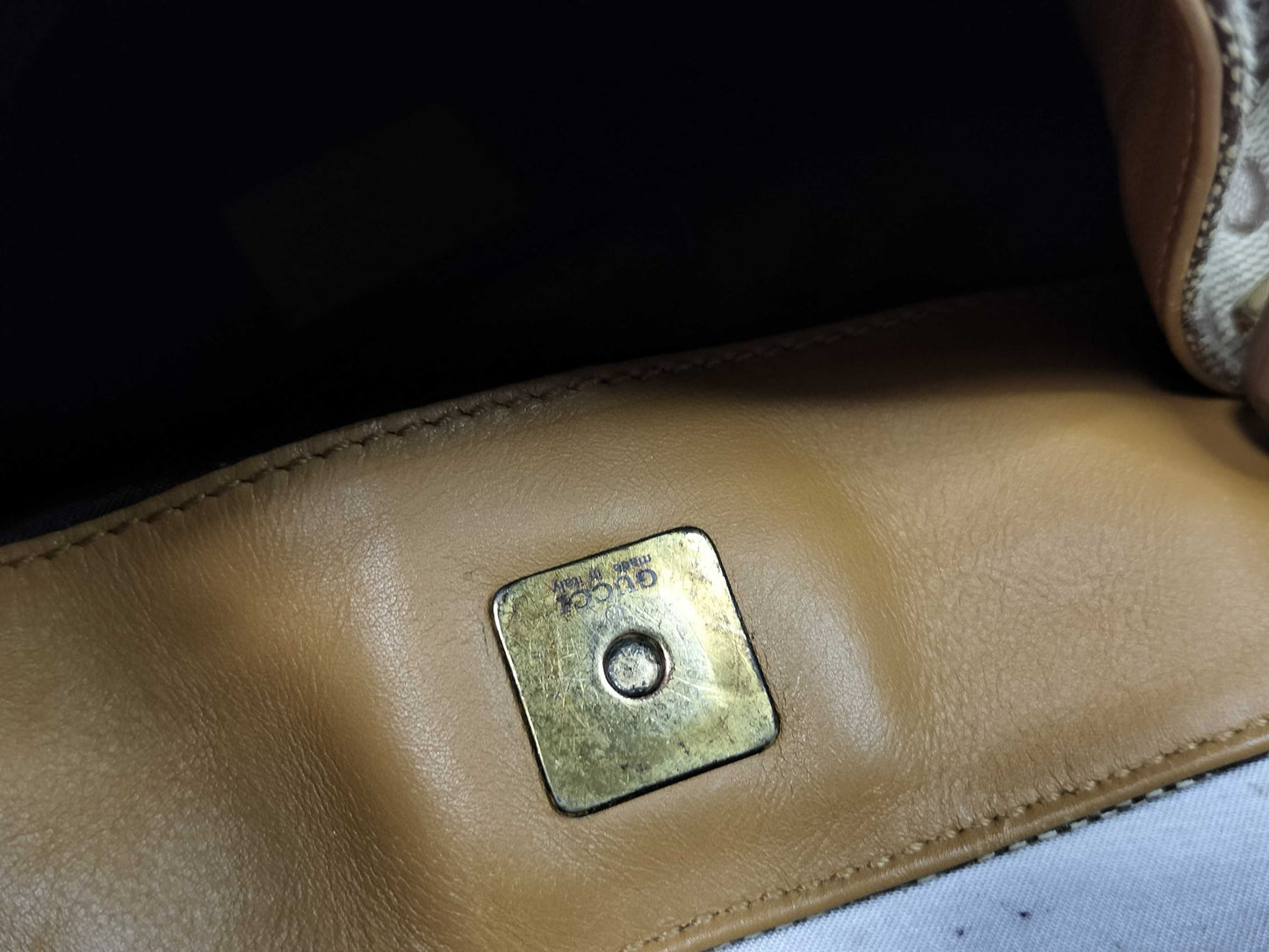 GUCCI Bamboo Tote Bag Shoulder Bag 002058
