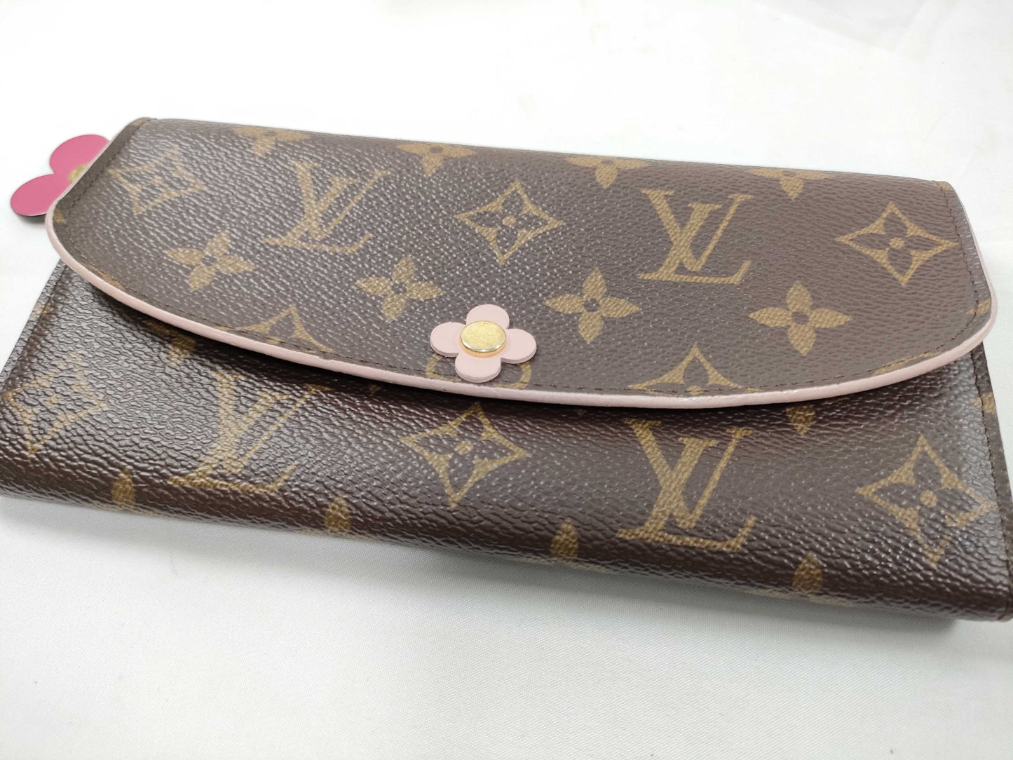 LOUIS VUITTON CA 4177 RFID Unverified Monogram Louis Vuitton Monogram Portefeuille Emilie M64202 Wallet