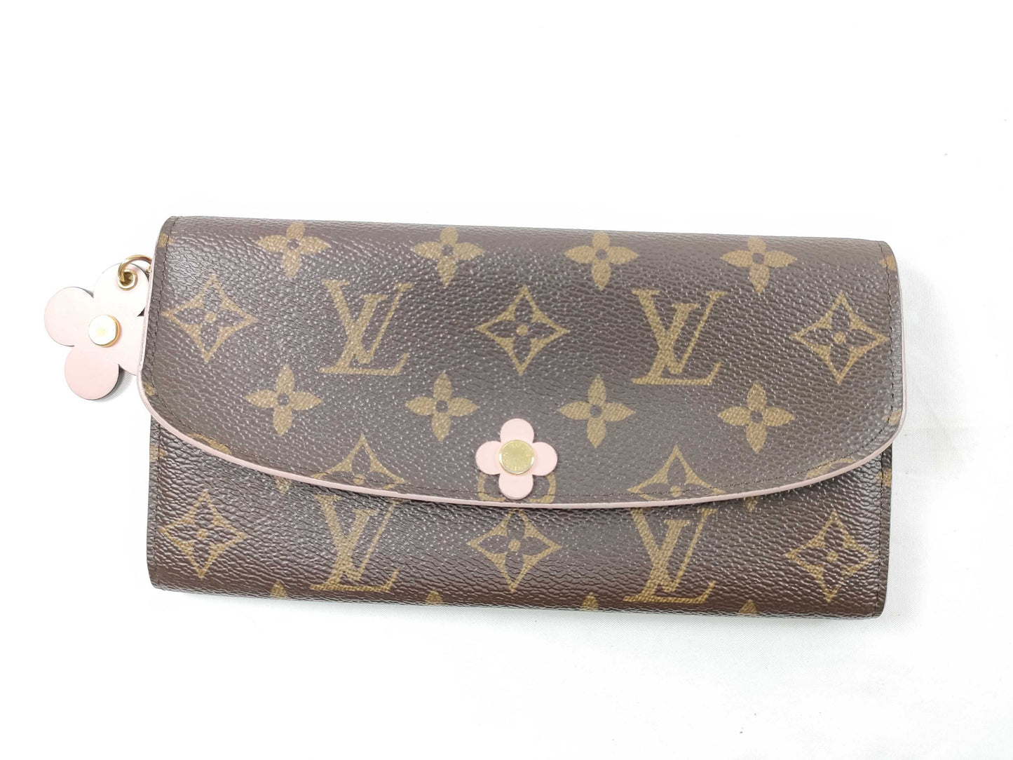 LOUIS VUITTON CA 4177 RFID Unverified Monogram Louis Vuitton Monogram Portefeuille Emilie M64202 Wallet