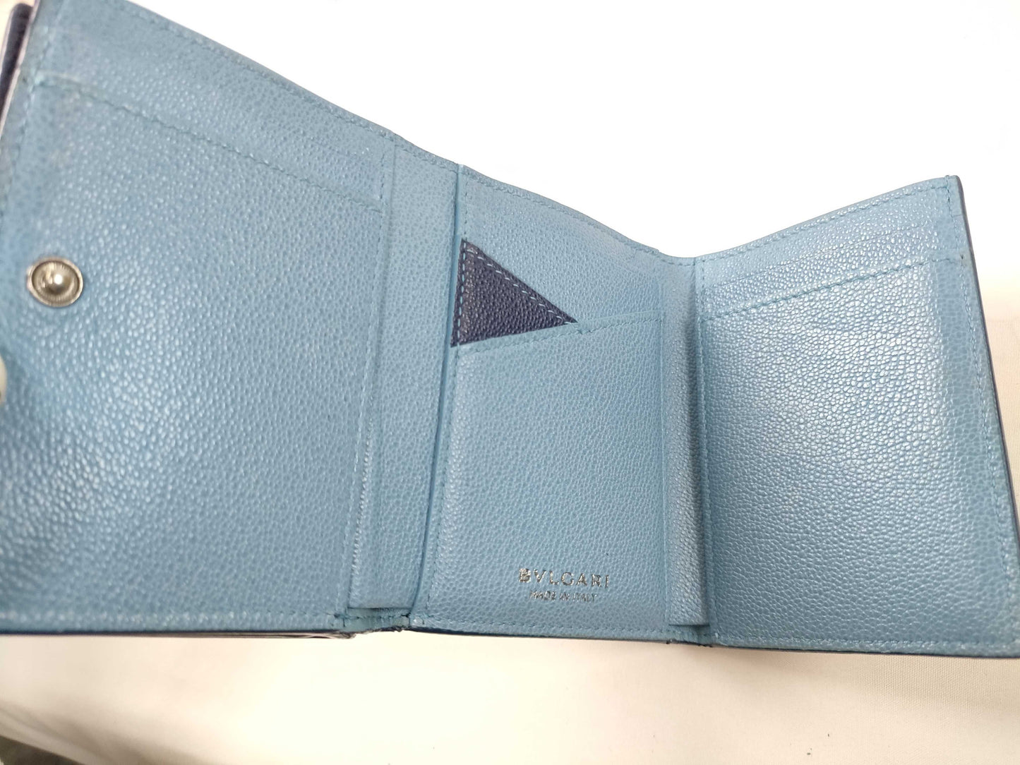 BVLGARI Bulgari Compact Wallet Tri-fold Wallet