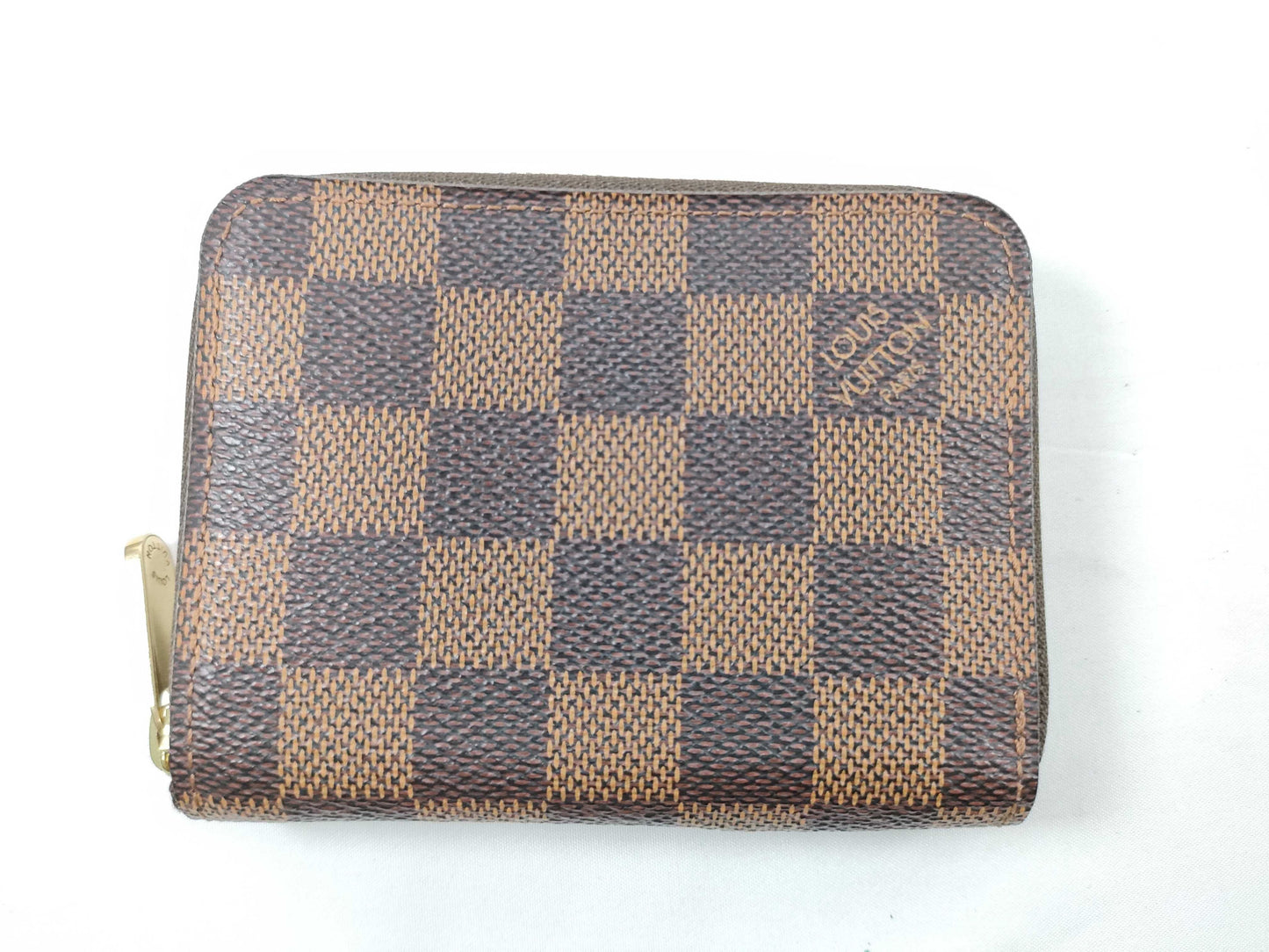 LOUIS VUITTON SR 0183 RFID Unverified Damier Louis Vuitton Zippy Coin Purse Damier Coin Case