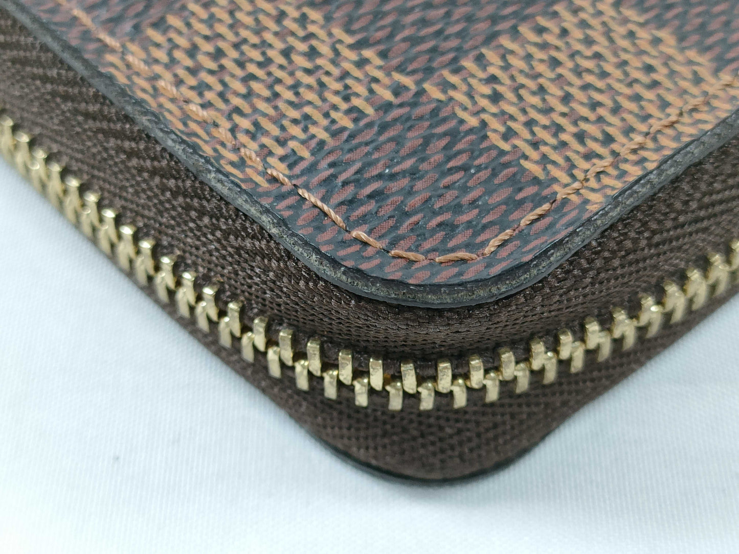 LOUIS VUITTON SR 0183 RFID Unverified Damier Louis Vuitton Zippy Coin Purse Damier Coin Case