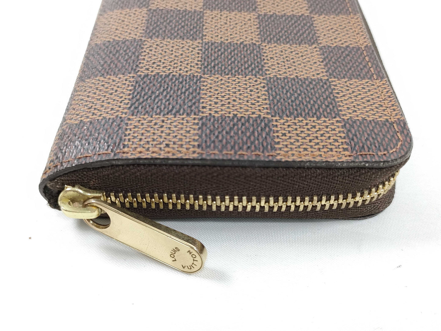 LOUIS VUITTON SR 0183 RFID Unverified Damier Louis Vuitton Zippy Coin Purse Damier Coin Case