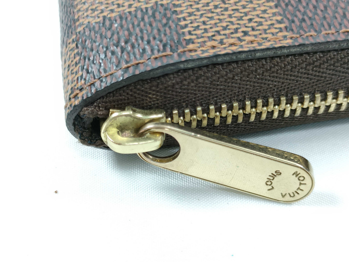LOUIS VUITTON SR 0183 RFID Unverified Damier Louis Vuitton Zippy Coin Purse Damier Coin Case