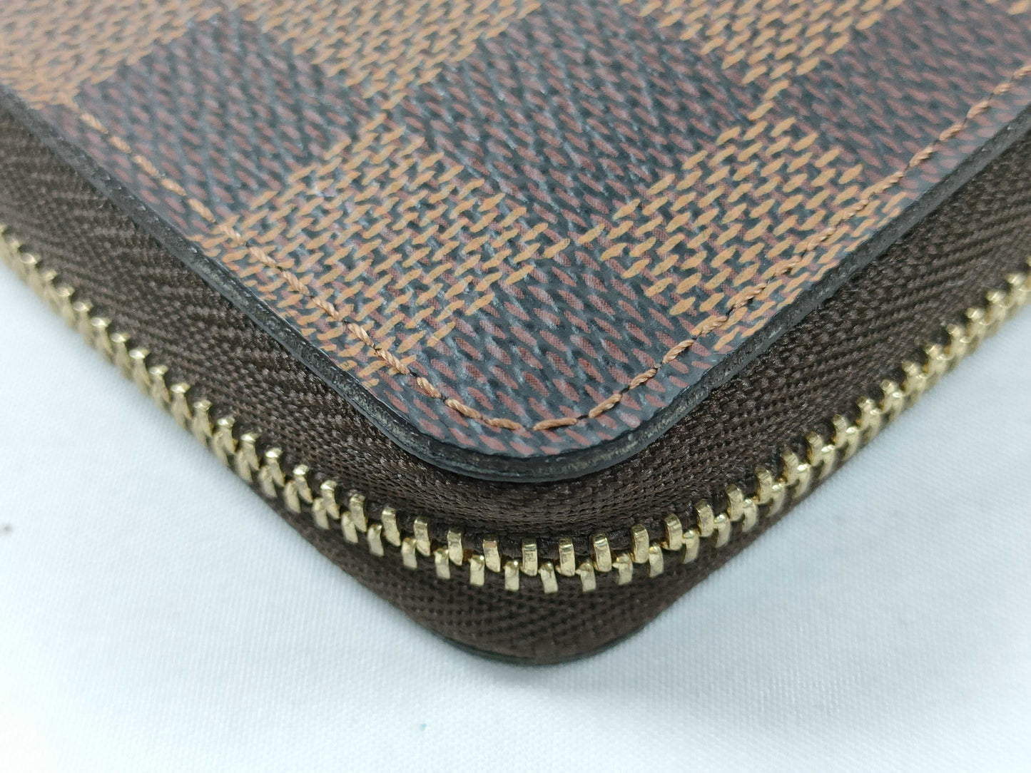 LOUIS VUITTON SR 0183 RFID Unverified Damier Louis Vuitton Zippy Coin Purse Damier Coin Case