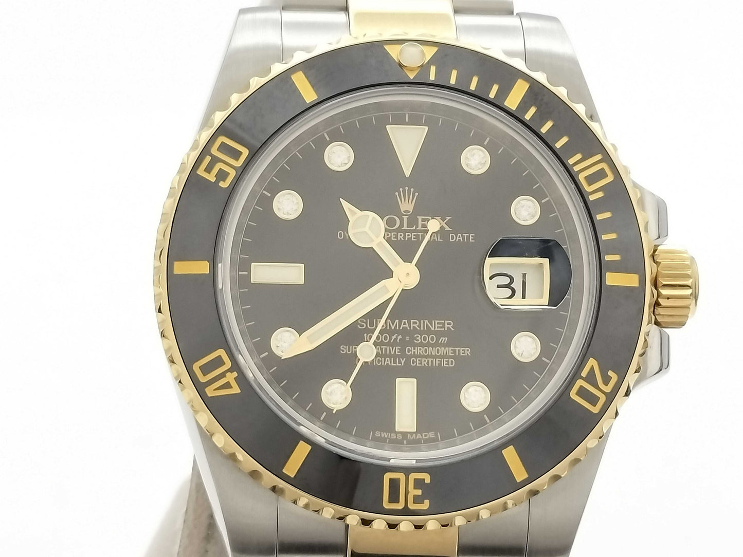 ROLEX 116613LN G834383 Black Dial Men's Watch