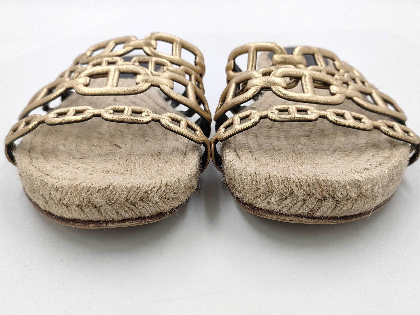 HERMES Chaine Sandals Size 37 Sandals