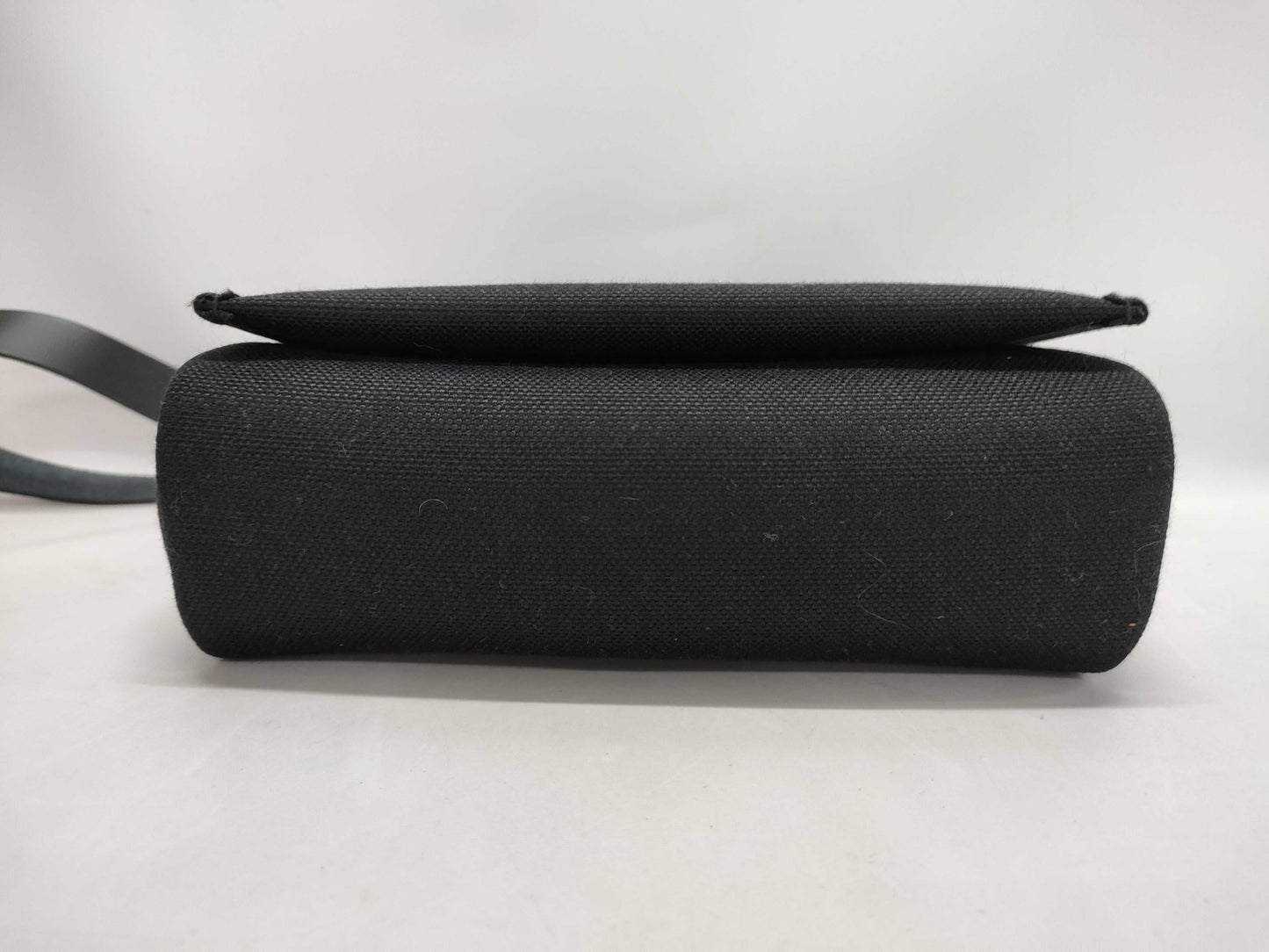HERMES Airbag Zip Mini Shoulder Bag in Black Box Calf Leather with Silver Hardware and W Stamp