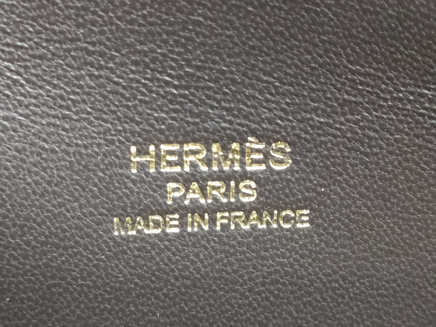 HERMES Bolide 1923 Mini Etoupe/Ecorse Evercolor Shoulder Bag with Gold Hardware and Double Stamp