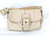 COACH Leather Beige Soho One-Shoulder Shoulder Bag