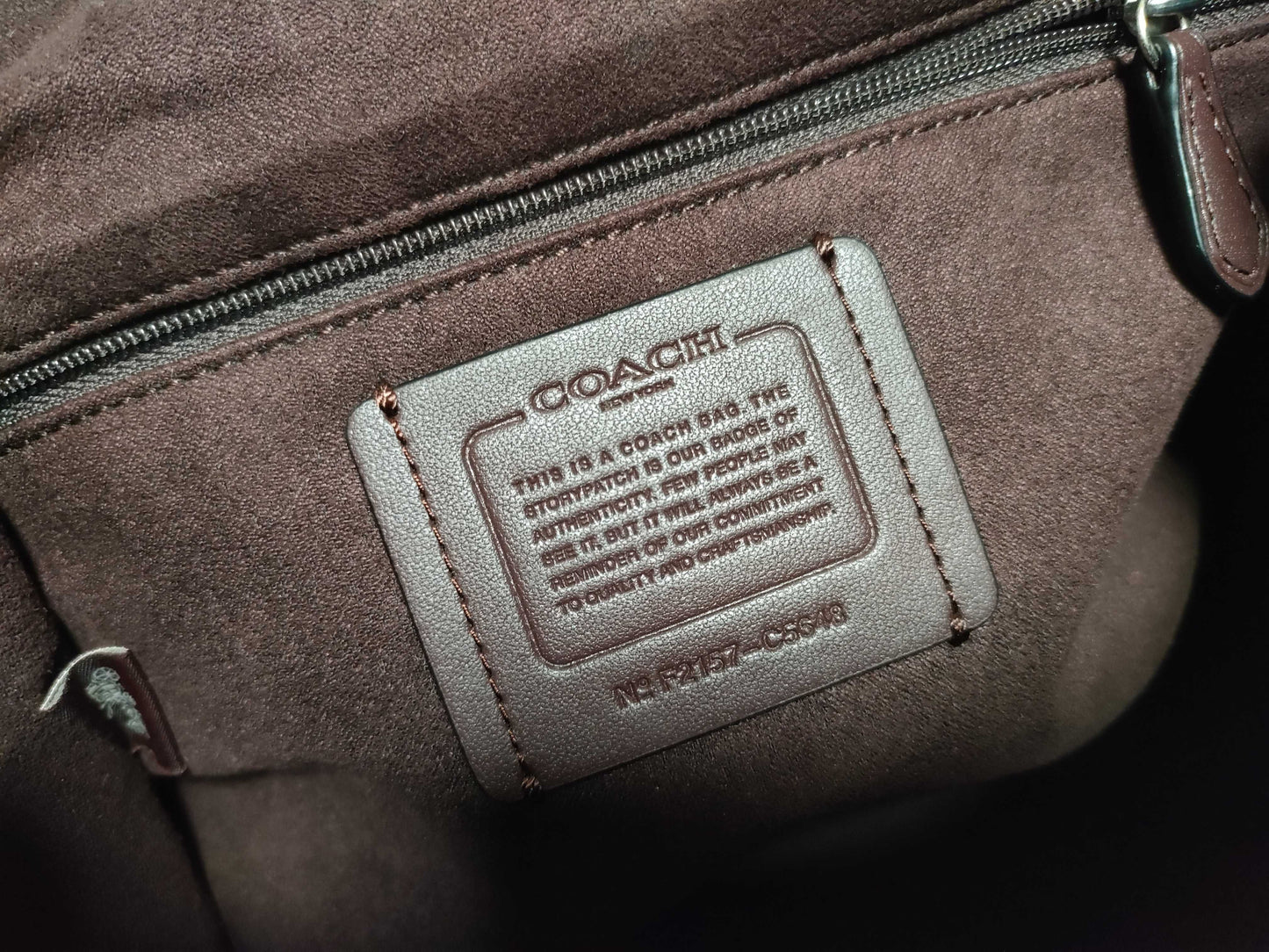 COACH CLIO Leather Backpack in Black