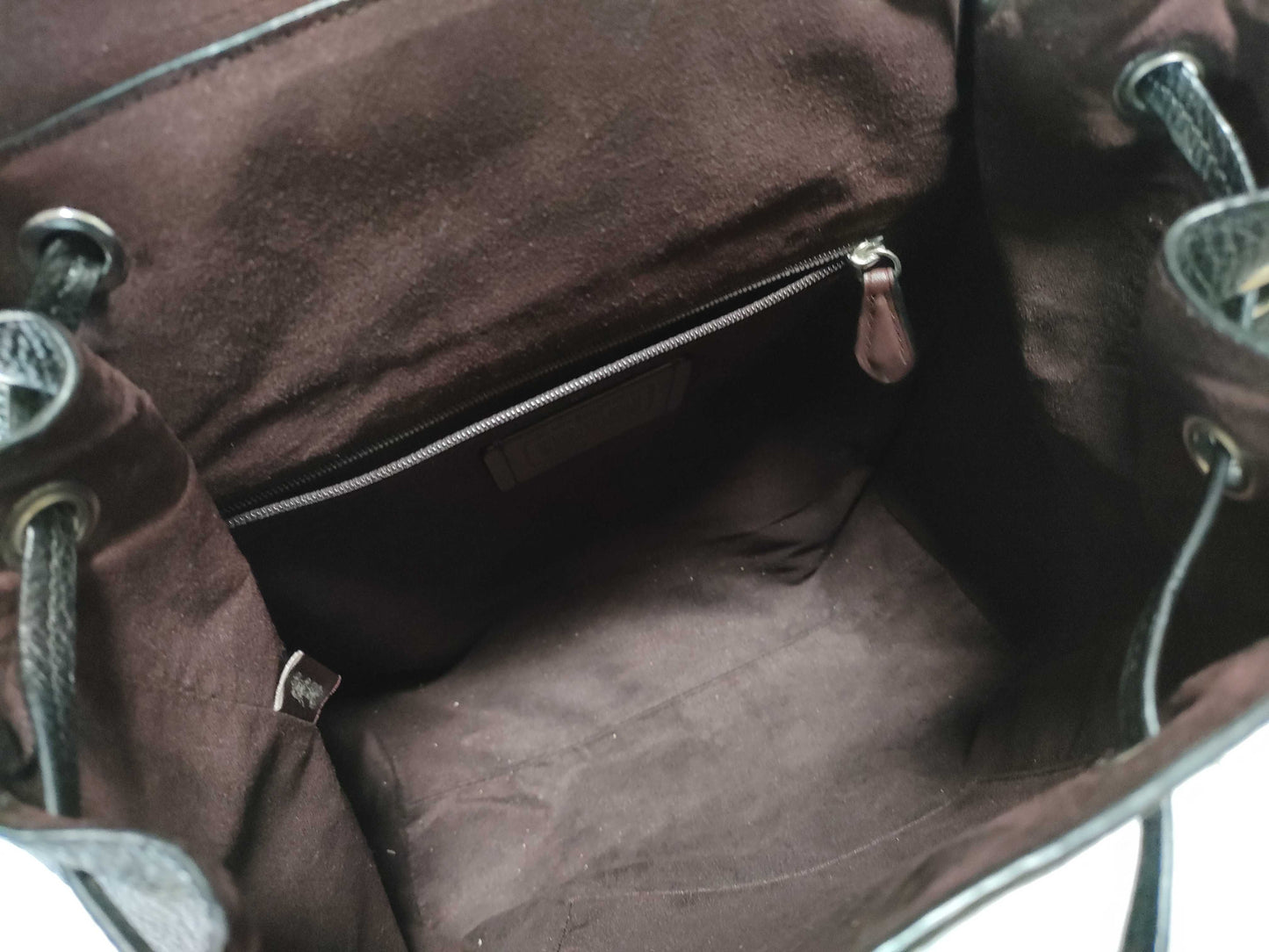 COACH CLIO Leather Backpack in Black