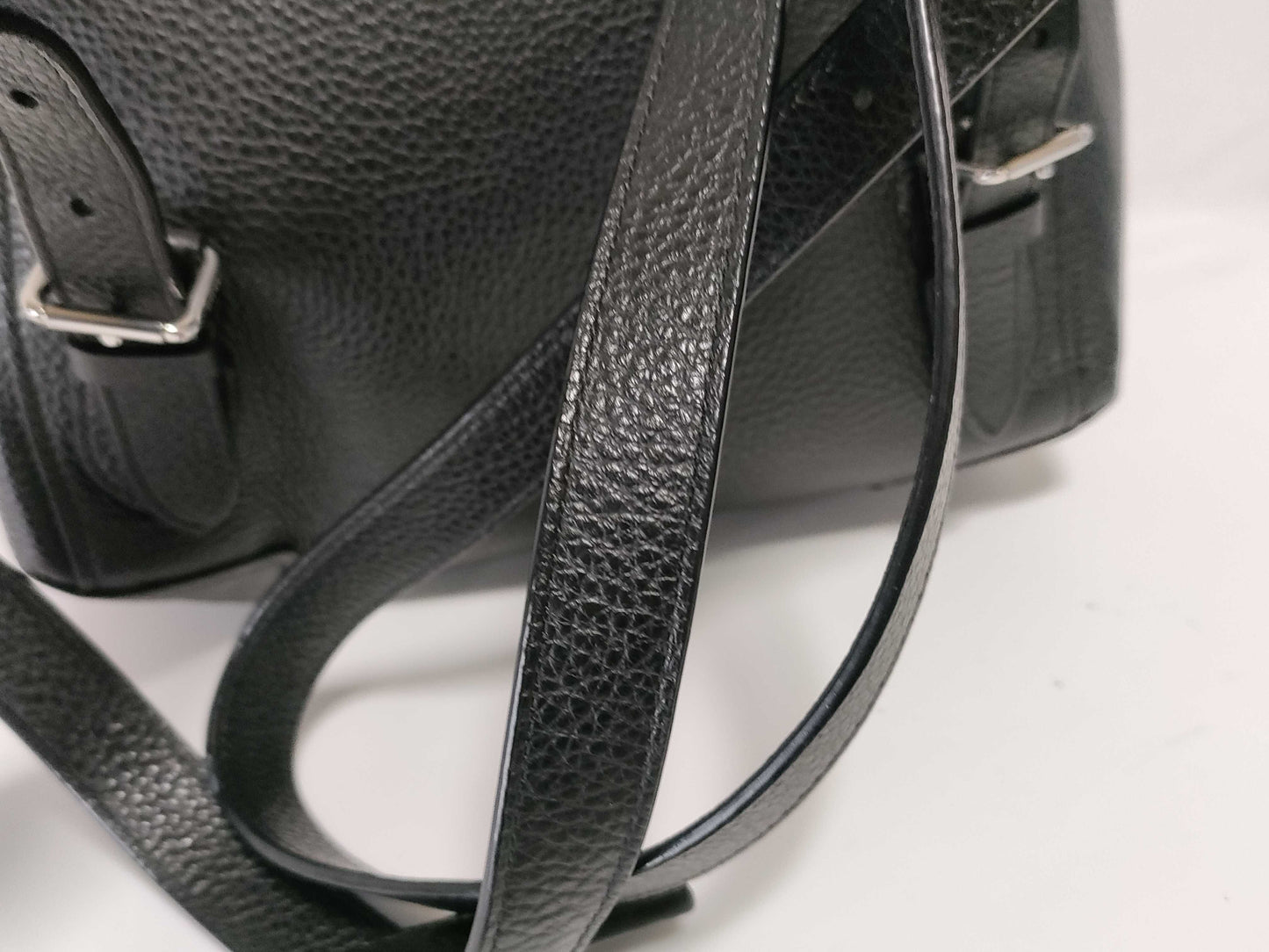 COACH CLIO Leather Backpack in Black