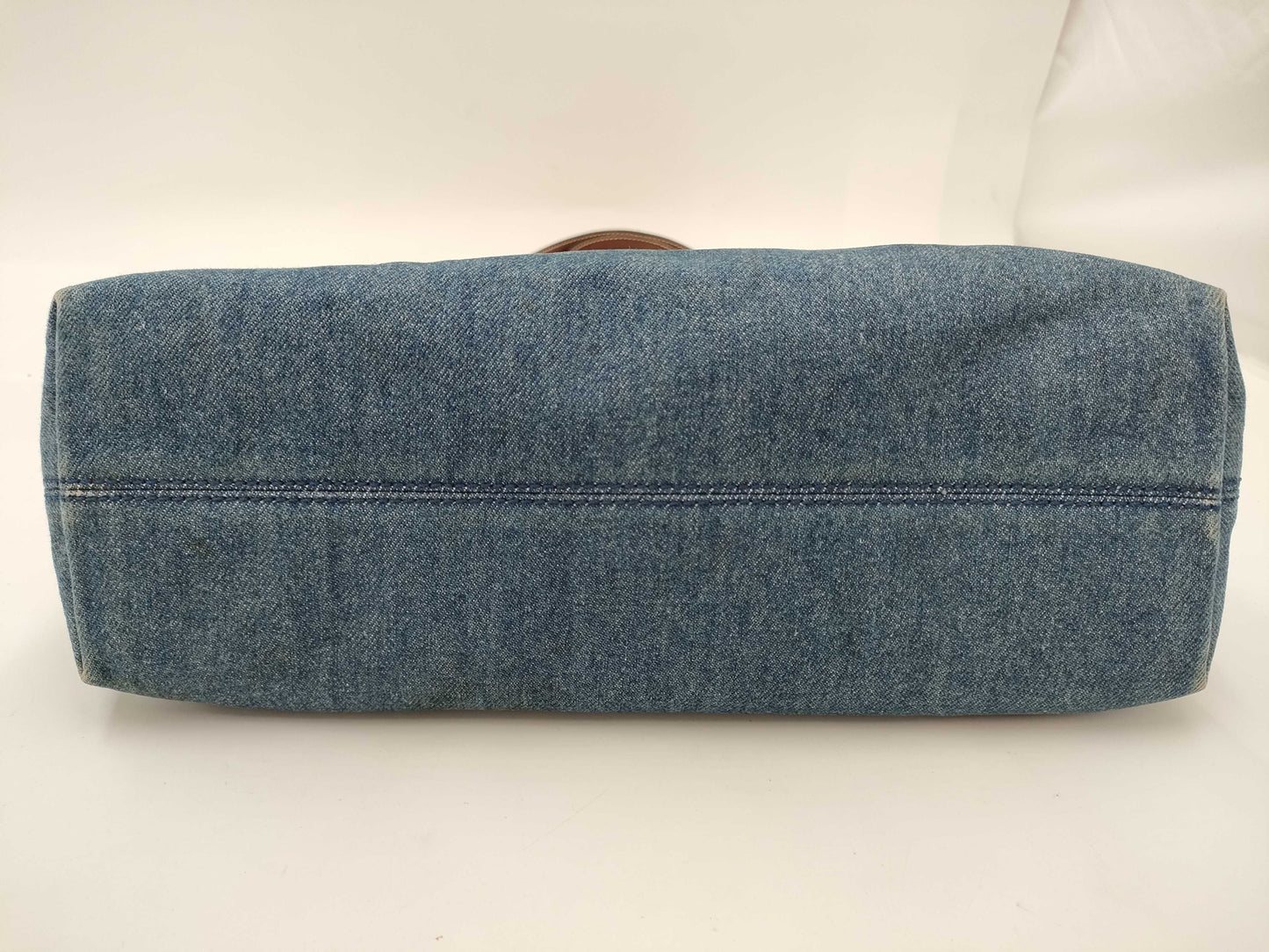 CHANEL denim tote bag