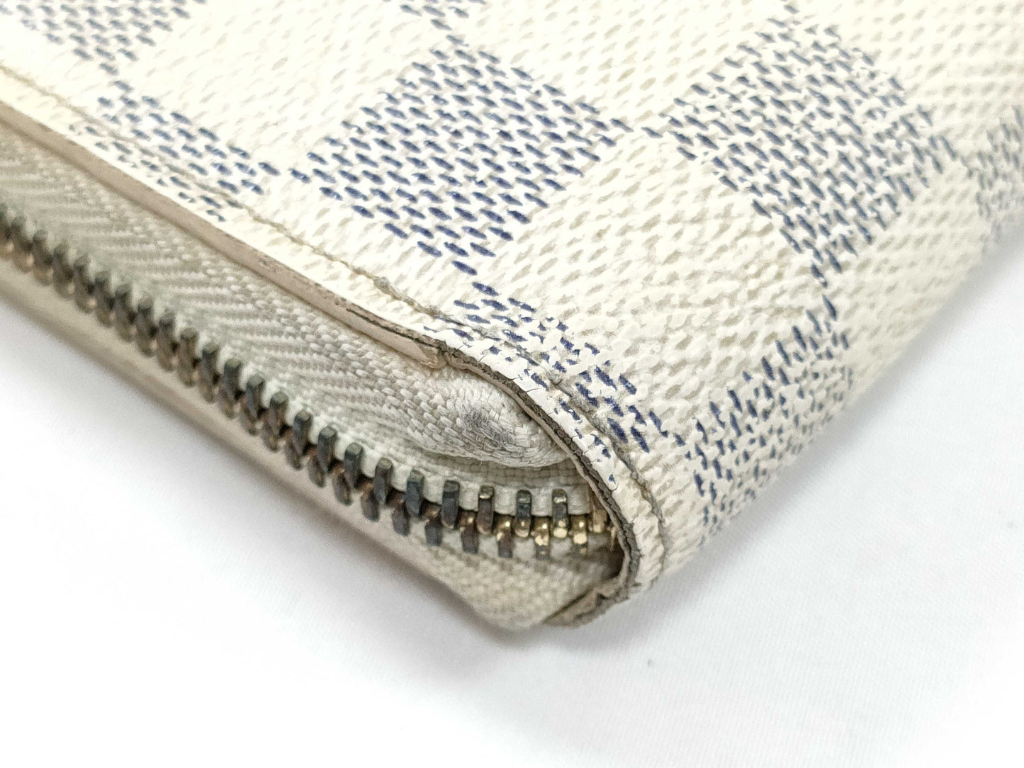 LOUIS VUITTON SD 2110 RFID Unverified Damier Azur Louis Vuitton Azur Zippy Wallet N60019 Wallet