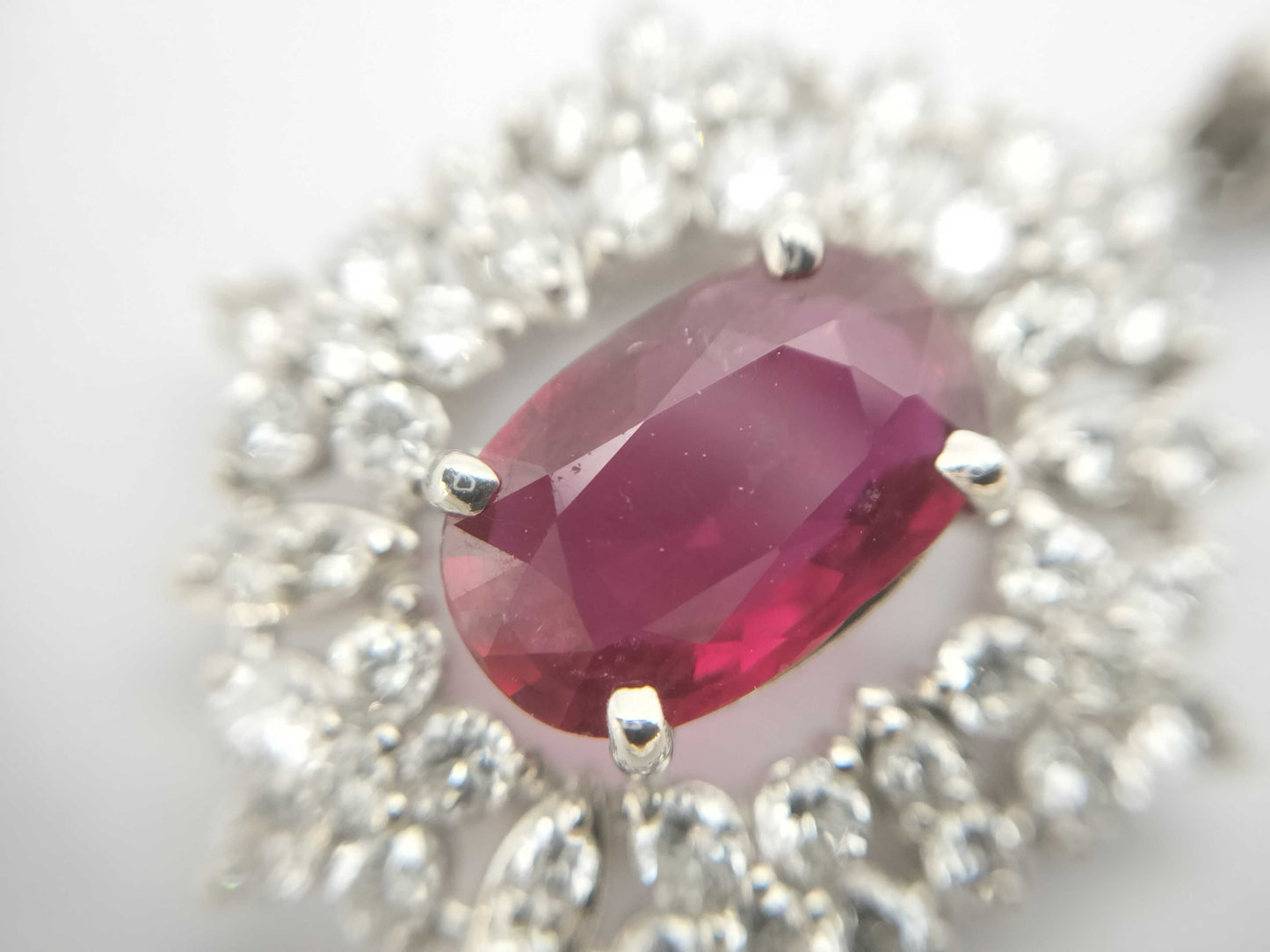 R1.42ct D0.91ct PT950/850 7.3g Necklace