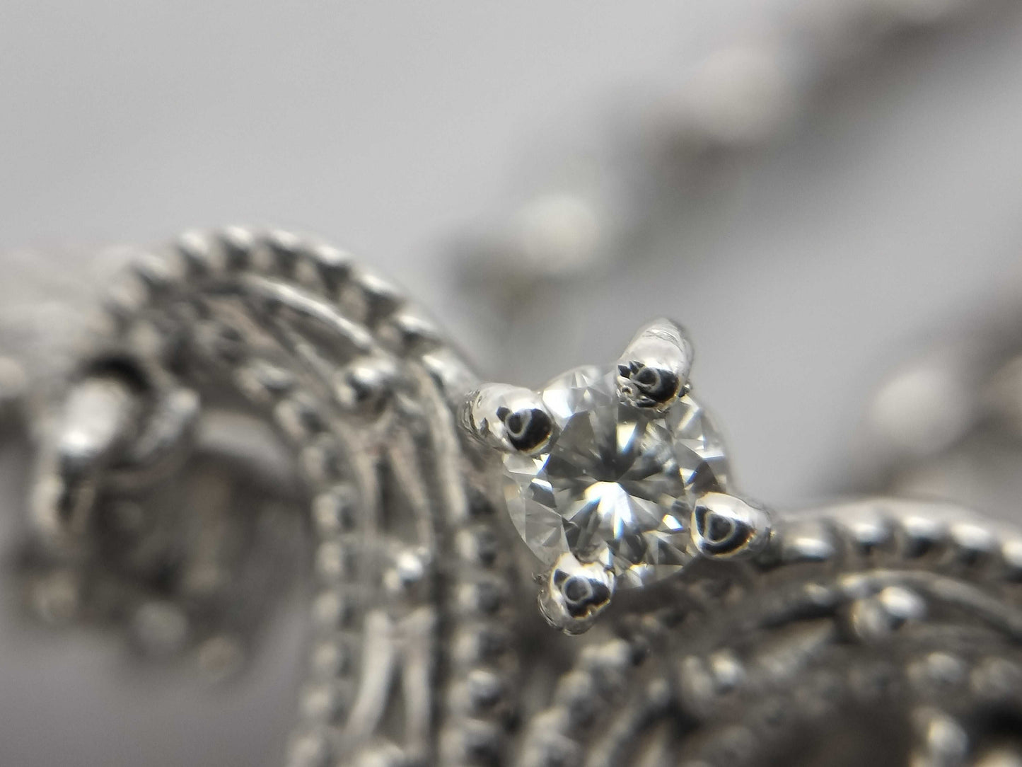 D 0.735ct FDD 0.20ct PT900/850 21.3g Necklace