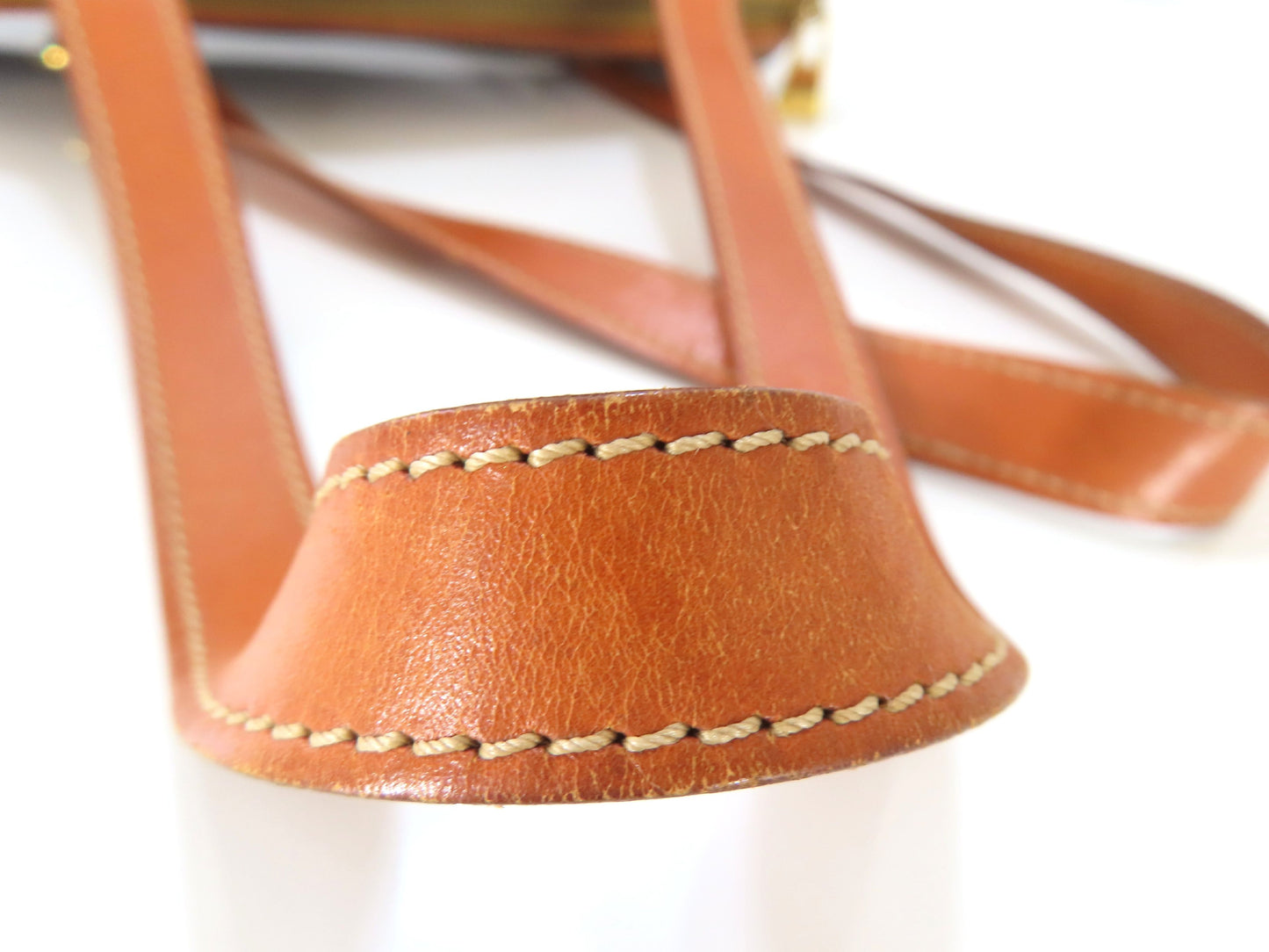 CELINE Macadam Mini Boston Bag, Brown, Shoulder Bag