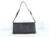 Salvatore Ferragamo Gancini Embossed Shoulder Mini Bag in Black with Pouch