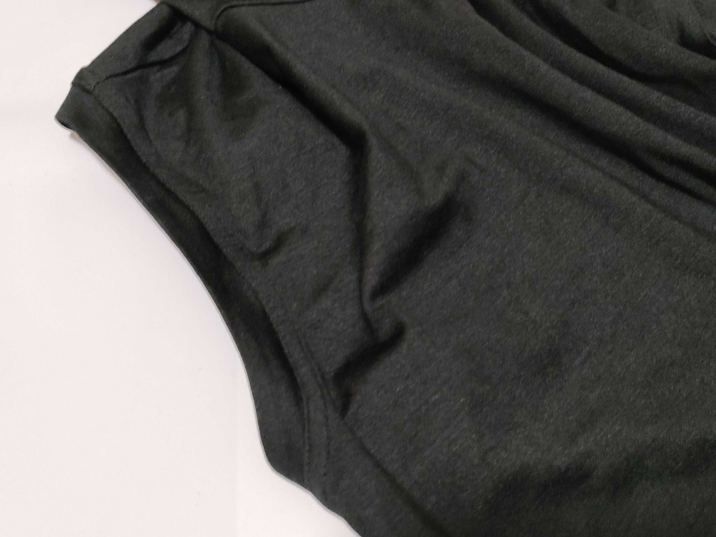 HERMES Sleeveless Turtleneck Top, Silk #36, Black