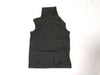 HERMES Sleeveless Turtleneck Top, Silk #36, Black