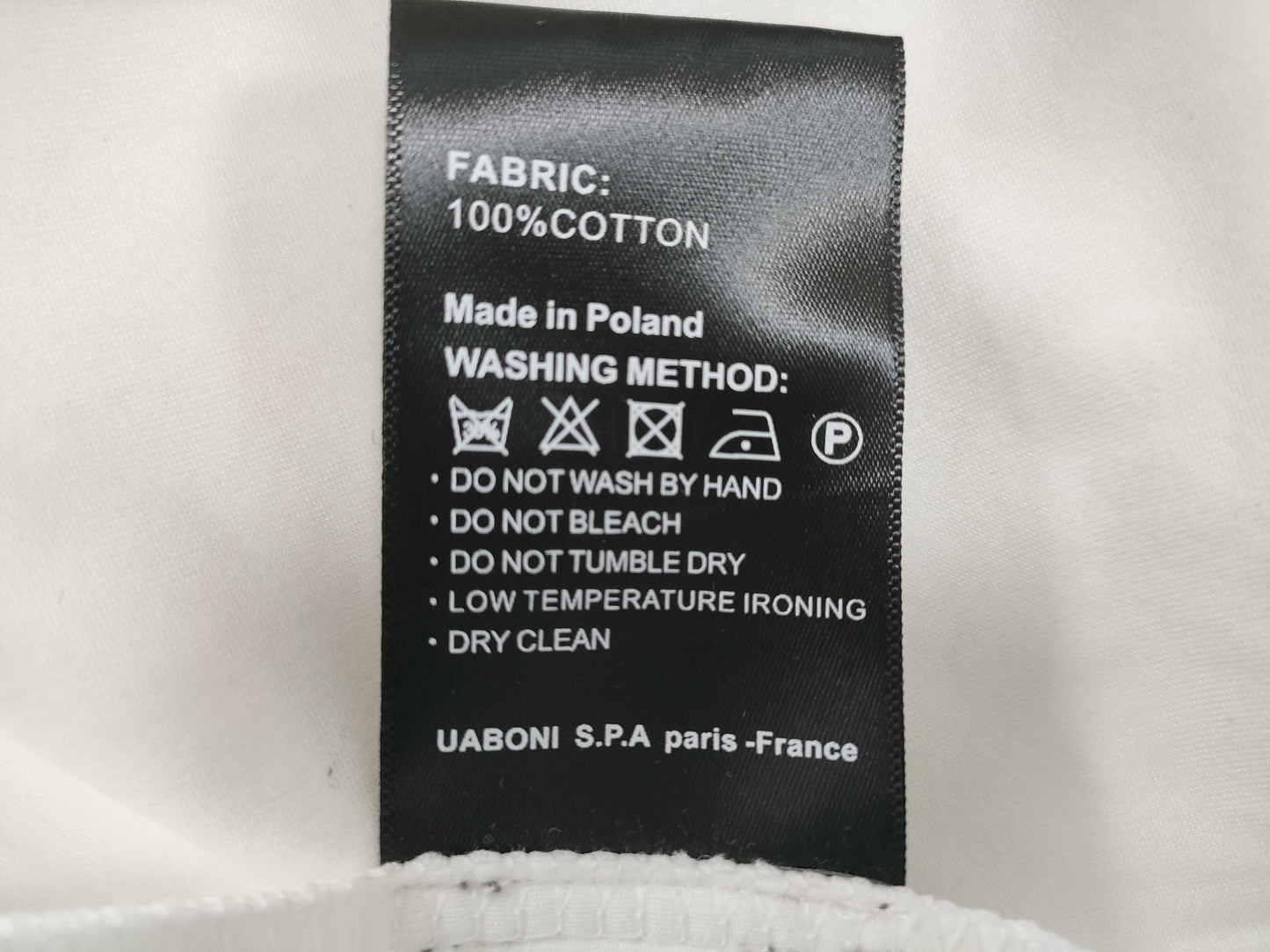 UABONI Monogram Hoodie with Tag Top