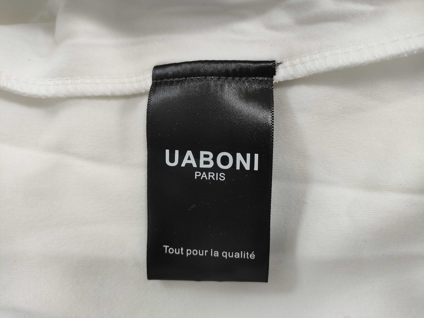UABONI Monogram Hoodie with Tag Top