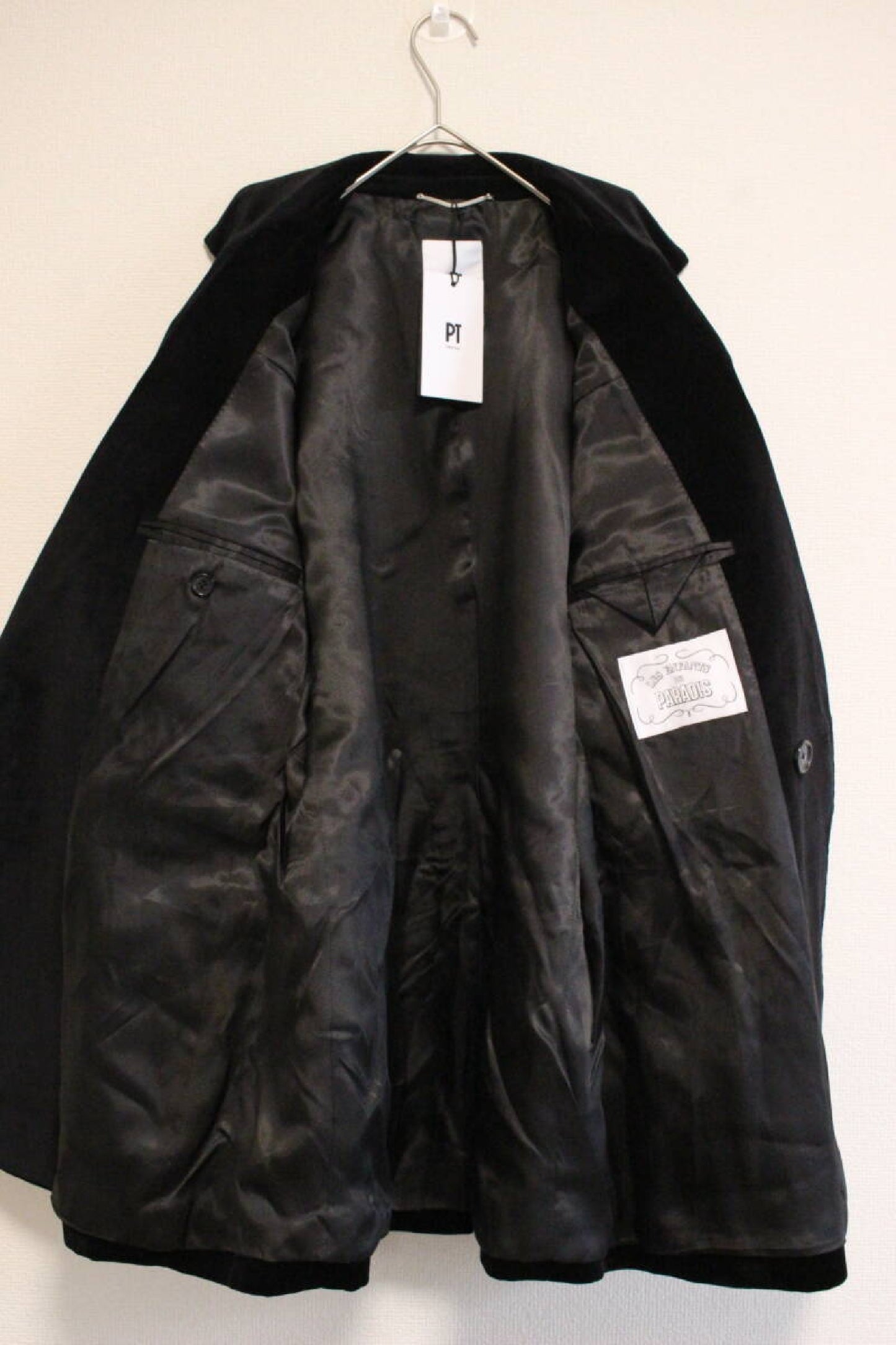 PT TORINO Men's Velour Jacket, Size 46, with Tag